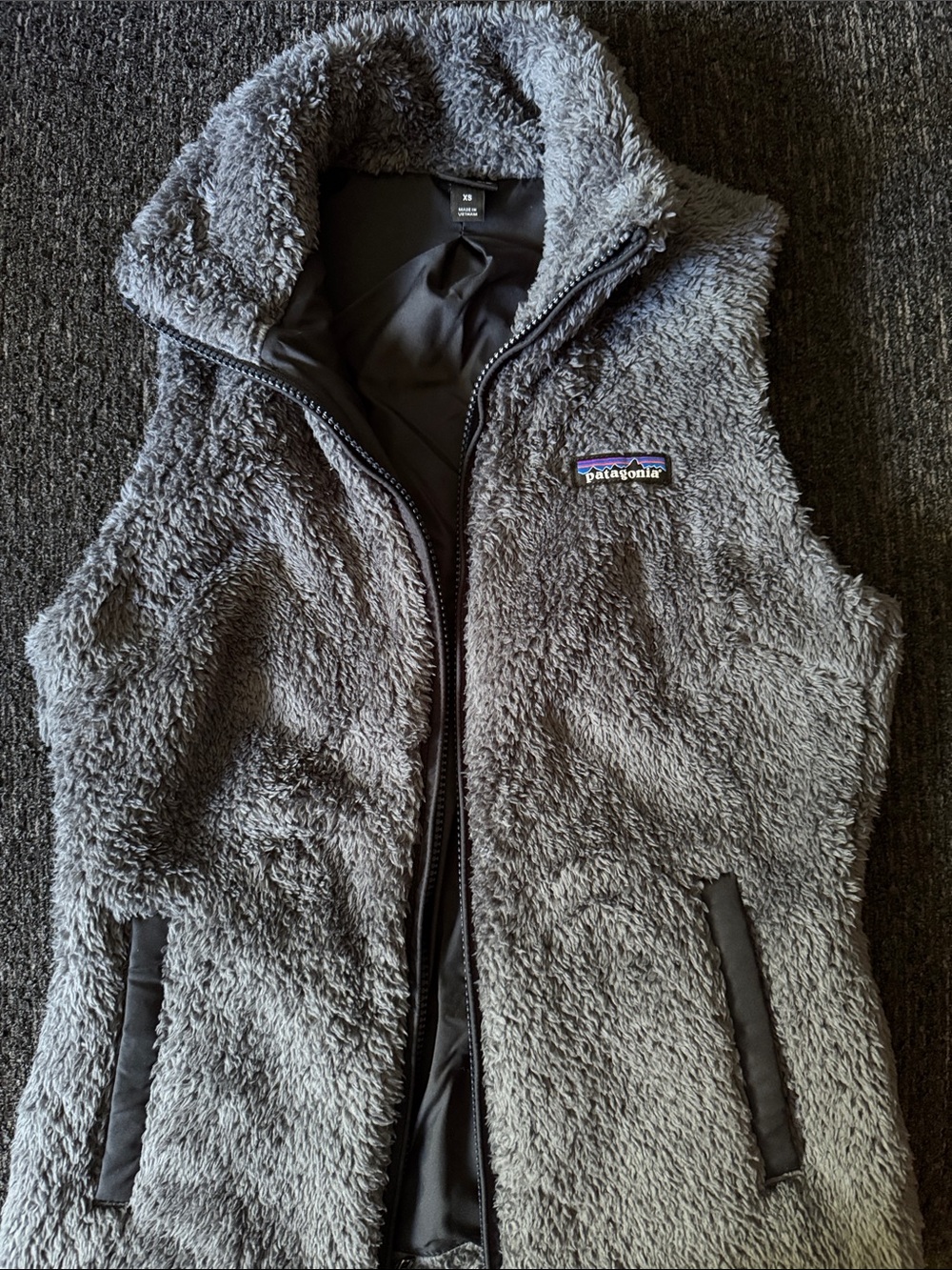 Patagonia Women’s Blue Fleece Zip Vest